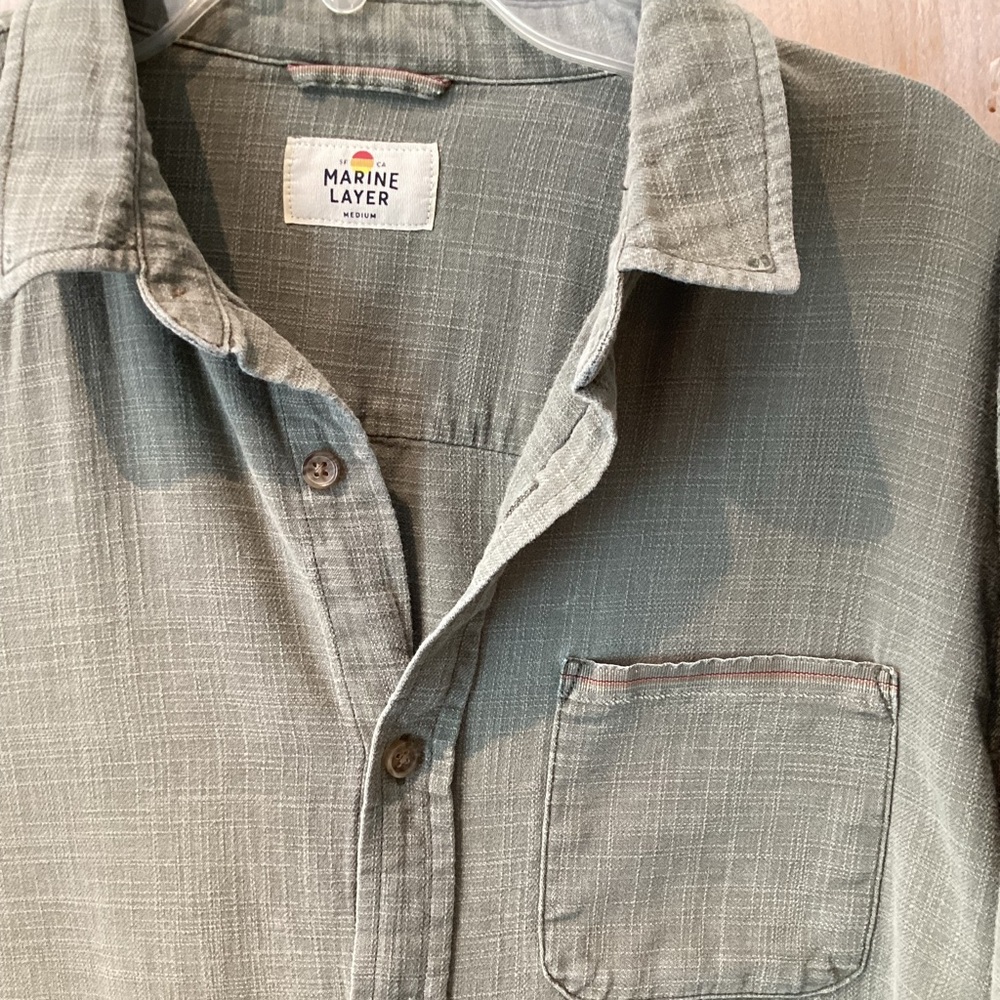 Marine Layer Classic Stretch Selvage Shirt - Picture 4 of 8